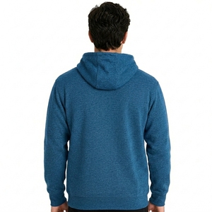 เสื้อฮู้ดดี้ฮิปฮอปเรียบหรูสำหรับผู้ชาย สีพื้นหลากหลาย ผ้าฝ้าย 100% สตรีทแวร์ ทรงโอเวอร์ไซส์ ผ้าฝ้ายหนานุ่ม คุณภาพดี - Product Image 2