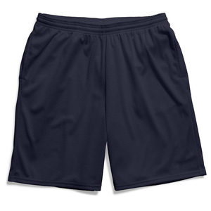 Shorts de basketball personnalisés en maille double couche noire à motif flamme, impression numérique OEM ODM, séchage rapide, fermeture à cordon, tenue d'équipe pour hommes adultes - Product Image 4