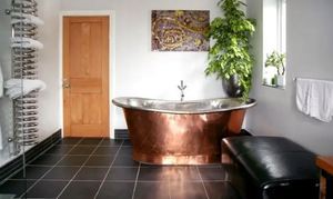 Freestanding Hot Selling Hot <b>Bath</b> Shined Copper for Bathroom Use Slipper <b>Bath</b> Tub Antique Copper Single Slipper <b>Bath</b> Tub Luxury - Product Image 3