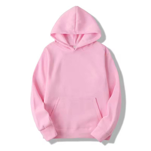 Sweat-shirt à capuche uni pour homme 2026 en molleton de coton doux et confortable, idéal pour l'hiver, avec poche kangourou pour un port décontracté - Product Image 2