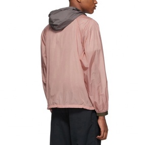 Veste coupe-vent d'extérieur en polyester de bonne qualité, personnalisée, avec lettre imprimée, décontractée, pour hommes - Product Image 2