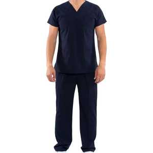 Unisex Baumwoll-Medizinisches Scrub-Set Leichtes Atmungsaktives Arzt-Krankenschwester-Arbeitskleidung Uniform Maßanfertigung - Product Image 1