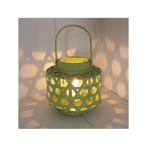 Modern <b>Black</b> <b>Metal</b> Lantern <b>Candle</b> <b>Holder</b> With Glass Panels New Arrival Decorative Hanging Lantern For Wedding Party Use - Product Image 2