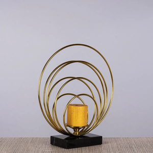 Candelabro de Aluminio Hecho a Mano con Cristales, Resistente al Calor, Duradero, para Decoración del Hogar en Navidad y San Valentín - Product Image 5