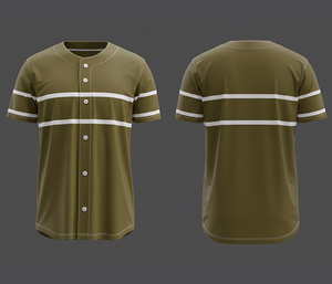 Fabricante de Uniformes de Béisbol Personalizados |   Uniforme de Béisbol para Equipo con Logotipo y Números Personalizados |   Uniforme de Béisbol Transpirable de Poliéster - Product Image 2