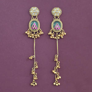 ซื้อต่างหูโบราณคุณภาพส่งออกแบบออนไลน์ พร้อมเคลือบทองด้าน รุ่น 231430 - Product Image 1