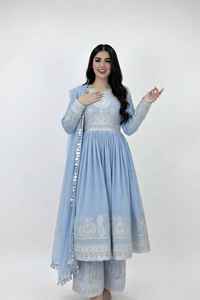 Colección de Vestidos de Novia Estilo Pashtun Afgano Vintage de Qulabaton Dozi Design, Vestido Afgano Tradicional, Vestidos de Boda Afganos Vintage - Product Image 3