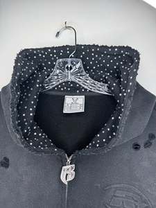 Sweat à capuche pour homme, fabricant de vêtements OEM, sweat à capuche personnalisé en polaire, sweat à capuche en coton épais avec fermeture éclair, sweat à capuche imprimé délavé à l'acide, sweat à capuche zippé pour homme - Product Image 6