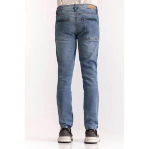 Pantalons en denim de qualité avec une coupe régulière confortable, tissu en coton durable pour la fabrication de vêtements de tous les jours - Product Image 4