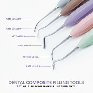 Kit de Instrumentos Dentales de Silicona para Rellenos de Composite, 5 Piezas, Certificado CE, Manual, Clase I - Product Image 4