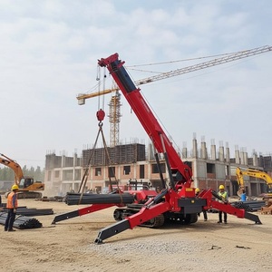 Mini-grue araignée hydraulique aux dimensions compactes et forte capacité de levage pour les chantiers de construction et les projets en intérieur - Product Image 1