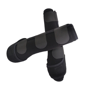 Botas Profesionales de Neopreno para Deportes Ecuestres, Absorbentes de Impactos, Envolturas Ajustables para Patas de Caballo, Botas Protectoras para el Cuidado Equino - Product Image 3