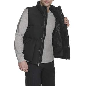 Chaleco Acolchado Casual de Invierno para Hombre, Chaqueta sin Mangas Impermeable y Transpirable, 100% Poliéster, Relleno Cálido, Ropa Exterior - Product Image 1