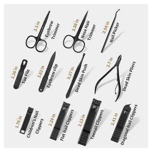 Juego de Manicura y Pedicura ZARNAB SURGICAL 10 en 1, Kit Completo Profesional de Acero Inoxidable, Duradero, para Uso Doméstico, de Alta Calidad - Product Image 4