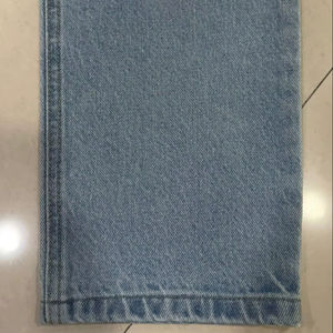 Tissu en denim bleu indigo de qualité supérieure, 100 % acrylique, sergé, blanchi, uni, pour la production de vêtements - blazers/costumes - Product Image 1