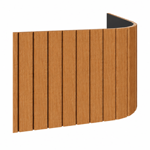 Paneles de Pared de Lona de Madera Maciza Flexibles, Diseño Rústico, Superficie 3D, Fácil Instalación, Color Personalizado, Diseño Gráfico, Hospital, Villa - Product Image 6