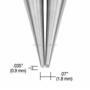 Pince à bec rond TRONEX en acier inoxydable pour la fabrication de bijoux, pointes de précision, poignée bleue A331, fabriquée par INTENSE SURGICAL - Product Image 6