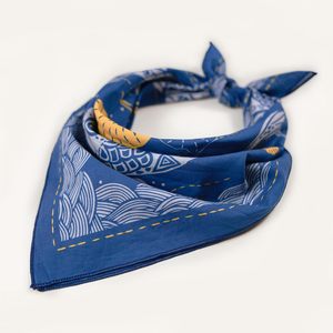 Pañuelos para Adultos, Nuevo Diseño, Pañuelos Cuadrados Multifuncionales con Estampado Digital de Calaveras, Letras y Puntos, para Eventos - Product Image 3