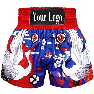 New Custom High Quality Men's Boxing Gym Fitness Drying Workout <b>Stretch</b> Shorts with Pockets - Product Image 2