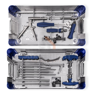 Kit d'instruments chirurgicaux orthopédiques pour kyphoplastie de la colonne vertébrale, ensemble de vis pédiacales lombaires percutées à intervention minimale, Blush Surgical CE - Product Image 5