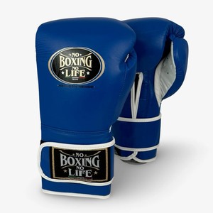 Dernier modèle No Boxing No Life, gants de boxe sur mesure à lacets, respirants, en cuir de vache véritable. - Product Image 5