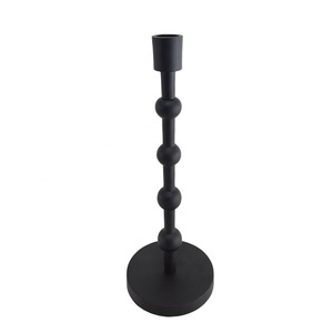 Bougeoir décoratif en fer antique pour la décoration de la maison, bougeoir noir avec finition en cuivre, fait à la main, personnalisé - Product Image 5