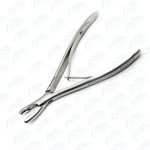 Surgical Instrument Stainless Steel Manual Power Source Precise Bone Cutting Adson Cranial Rongeur Curved Orthopedic - Product Image 2