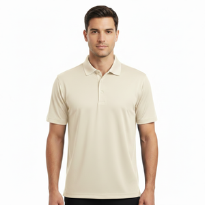 Chemises polo en coton uni pour hommes, tissu piqué de haute qualité, vêtements personnalisés pour pickleball, vêtements de golf, chemise polo de tennis - Product Image 1