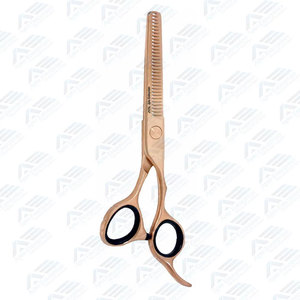 Tijeras de Entresacar Profesionales de Acero Inoxidable de 6.0 Pulgadas, Color Oro Rosa, Titanio, 32 Dientes, para Peluquería - Product Image 5