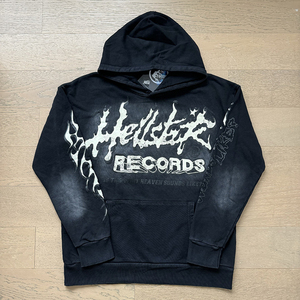 Sudadera con Capucha de Marca Americana de Moda, Estilo Vintage, Lavada, Transpirable, Ecológica, con Bolsillos, Corte Regular, para Hombre, 100% Algodón, Hell Star 1.1 - Product Image 1