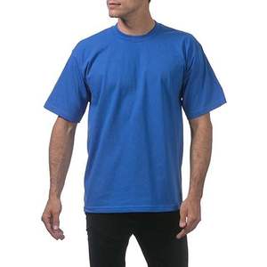Nouvelle Arrivée 2026 – T-shirts Homme Personnalisés Bleus Unis à Manches Courtes en Coton, T-shirts Ringer en Tissu Jersey à Séchage Rapide – Vente Chaude - Product Image 3