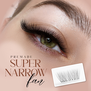 Charmlash Wholesale <b>Lashes</b> With Custom Logo Box 10d Premade Fan <b>Lashes</b> Pointy Base <b>Lash</b> Fans Custom Various Curl Various Length - Product Image 1