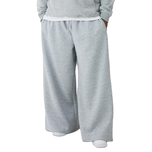 Pantalon de jogging ample pour homme en molleton 400 GSM, taille plus, avec logo personnalisé, style streetwear, en stock - Product Image 1