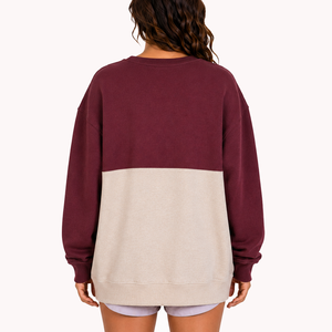Sudadera Informal para Mujer, de Gran Tamaño, de Color Sólido, de Alta Calidad, con Hombros Caídos y Cuello Redondo - Product Image 2