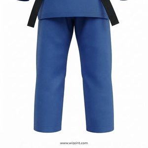 Uniforme de Taekwondo WIZE INTERNATIONAL para Adultos, Unisex, Azul, Poliéster Transpirable, Corte Regular, Logotipo Frontal - Product Image 4