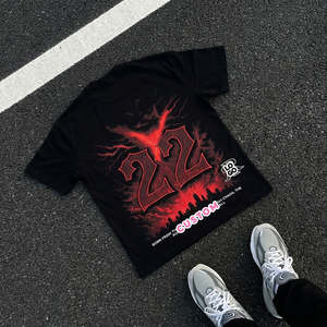 Camiseta de Manga Larga para Hombre, 100% Algodón, 230GSM, Personalizada, Formal, Talla Grande, con Logotipo Impreso Digital, de Alta Calidad, Informal para Invierno - Product Image 2