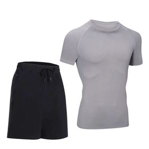 Ensemble de protection contre les éruptions cutanées WARPRO INDUSTRY pour hommes, en néoprène noir, écologique, respirant, à séchage rapide, manches courtes, kit d'entraînement de natation à compression - Product Image 3