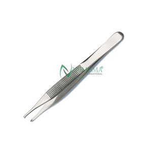 Pinces à pansements manuelles en acier inoxydable de haute qualité, à pointe dentelée, instruments chirurgicaux - Product Image 4