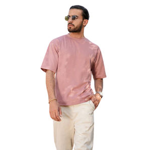 Camiseta Personalizada para Hombre, Estilo Ringer, Hombros Caídos, Cuello Redondo, Camiseta de Alta Calidad para Hombre - Product Image 1