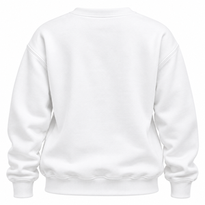 เสื้อสเวตเชิ้ตคอกลมสีขาว Sigma Gamma Rho พร้อมลายปักตัวอักษรกรีกสีเหลืองและเสื้อแขนยาวสีน้ำเงิน - Product Image 4