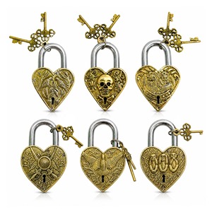 European Styles Brass Jesus Christ <b>Padlock</b> Heavy Duty Premium Security Lock Outdoor Indoor Door Gate Locker Storage Anti Theft - Product Image 3