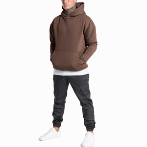 Sweat à capuche surdimensionné en molleton de coton épais à boutons-pression personnalisé, Fabricant OEM ODM, Fournisseur d'usine, Grossiste pour hommes - Product Image 6