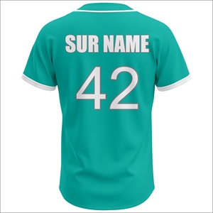 Custom Sublimation Baseball Jersey Supplier Team Uniform Quick Dry Breathable Performance Sportswear Half Sleeve Autumn/Summer - Product Image 3