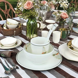 Luxury Polished Melamine Bowl 1pc Melamine Dinnerware <b>Set</b>-Plates Bowls Cups Spoons-Dishwasher Safe Durable Party Use - Product Image 1