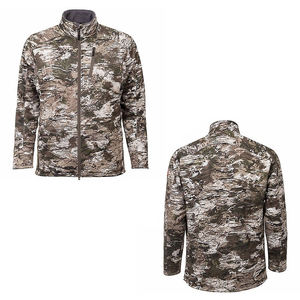 Dynamel <b>Men's</b> Waterproof Windproof Breathable Polyester Woven Tactical Camouflage Fleece Hoody <b>Jacket</b> Sherpa Lining Zipper - Product Image 6