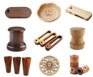 Custom Wooden Jewelry Box CNC Machined Keepsake Storage Case Hinged Lid Glass Window Gift Packaging - Product Image 3