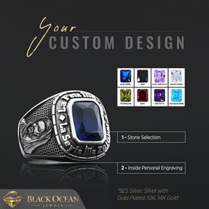 Anillo Islámico BOJ 04 con Caligrafía de Muhammad Resulullah y Mezquita, Anillo Musulmán, Regalo Religioso, Precio Bajo - Product Image 5