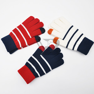 ถุงมืออะคริลิคเนื้อคล้ายแคชเมียร์ สีเฮเธอร์ สำหรับทุกเพศ ใช้กับหน้าจอสัมผัสได้ ถุงมือฤดูหนาว ให้ความอบอุ่น รับผลิตตามสั่ง มาตรฐาน BSCI สำหรับผู้ใหญ่  โลโก้สั่งทำได้ สำหรับเด็ก - Product Image 3