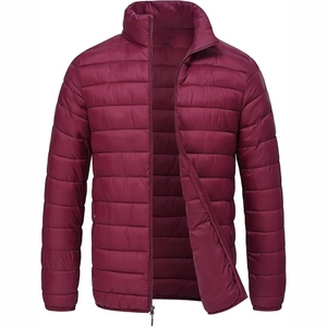 Chaqueta Corta de Lona de Poliéster de Alta Calidad al por Mayor para Hombre, Impermeable, Transpirable, con Logotipo Bordado en la Parte Delantera - Product Image 2