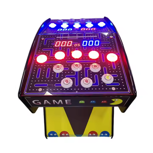 HGR <b>Amusement</b> Pacman Hit Beans 1 2 Player Arcade Battle Game <b>Machine</b> 220V 50KG Metal Acrylic Cabinet Colorful Lights Sound All - Product Image 3